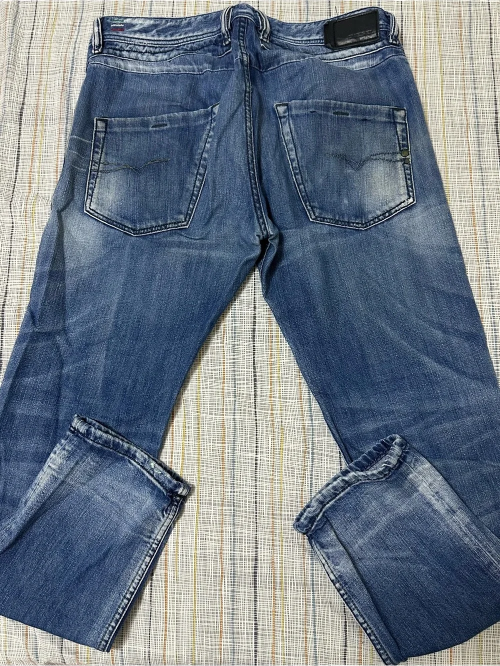 Diésel Belther Men's Blue Washed Slim Jeans